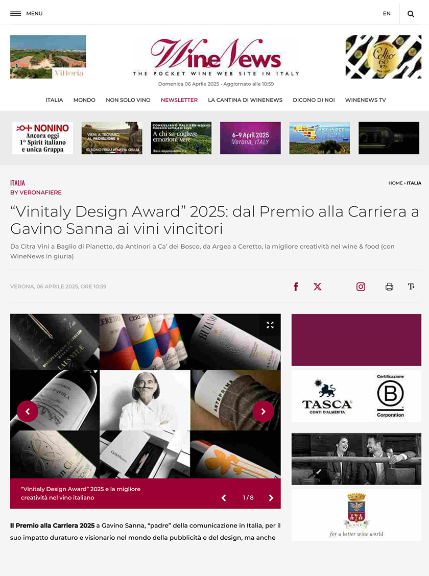 Vinitaly Design Award 2025: dal Premio alla [..]