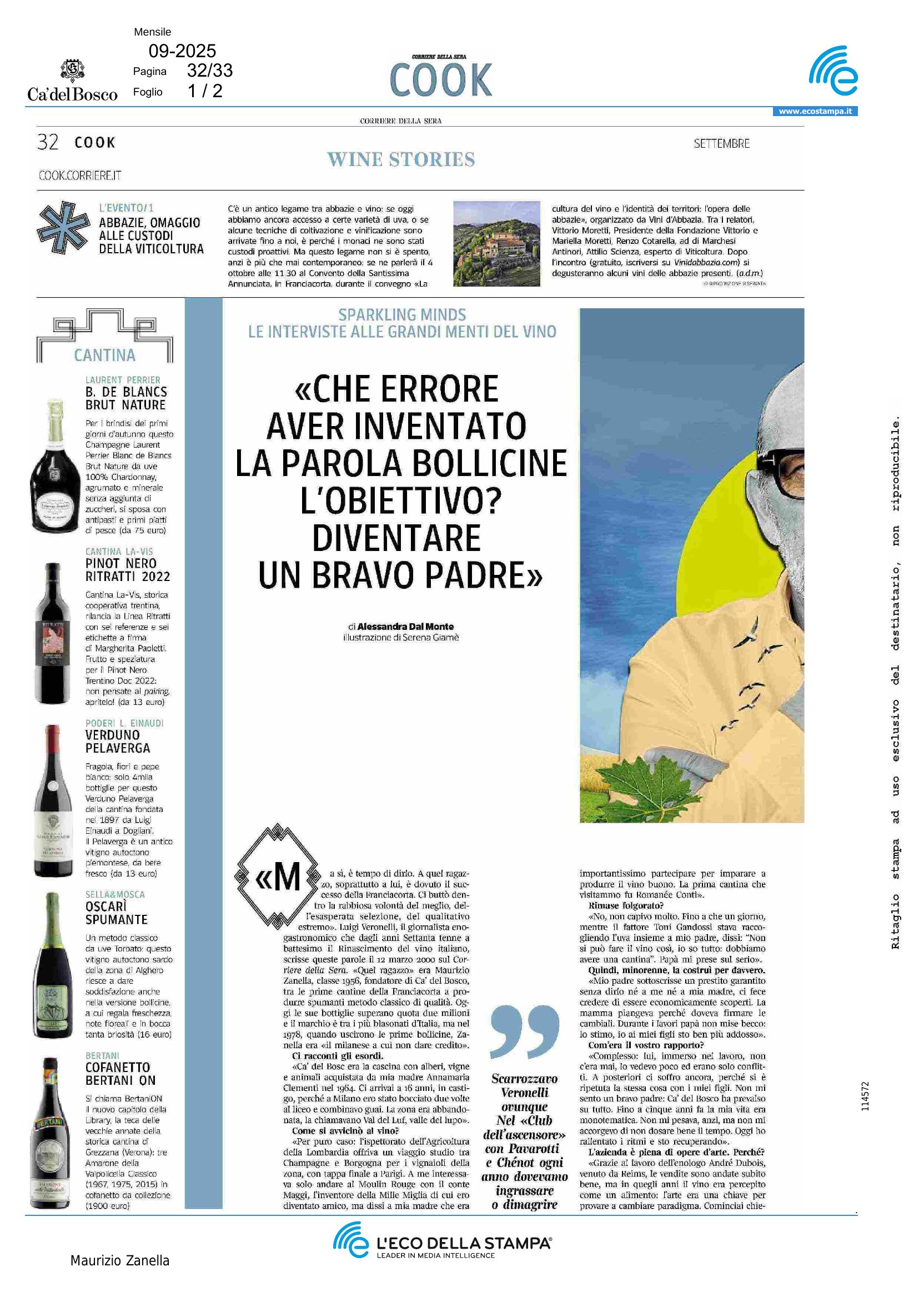 Che errore aver inventato la parola \"bollicine\"