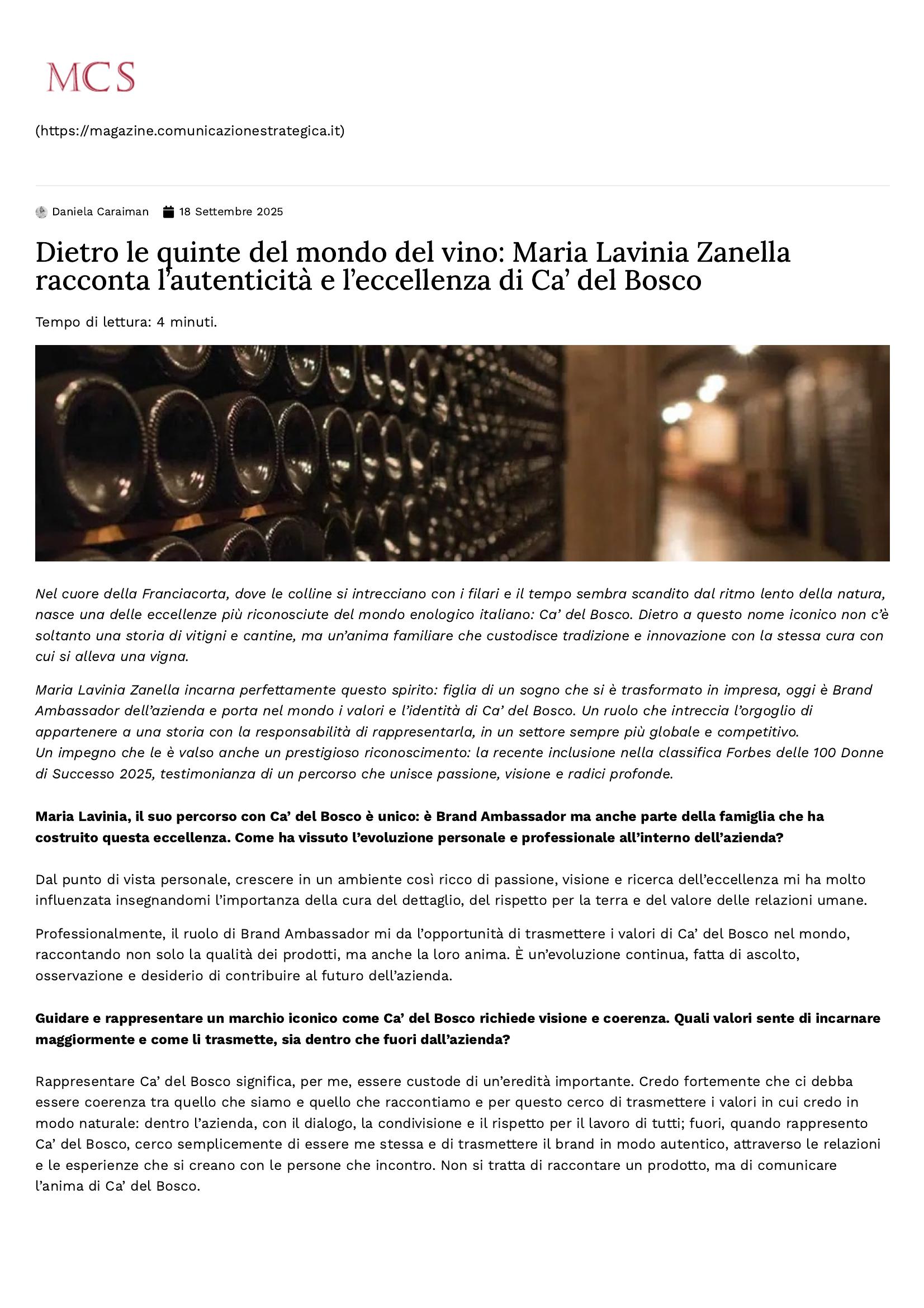 Maria Lavinia Zanella racconta l’autenticità [..]